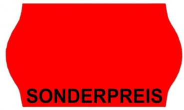 32x19 Etiketten Sonderpreis unten, 30 Stück